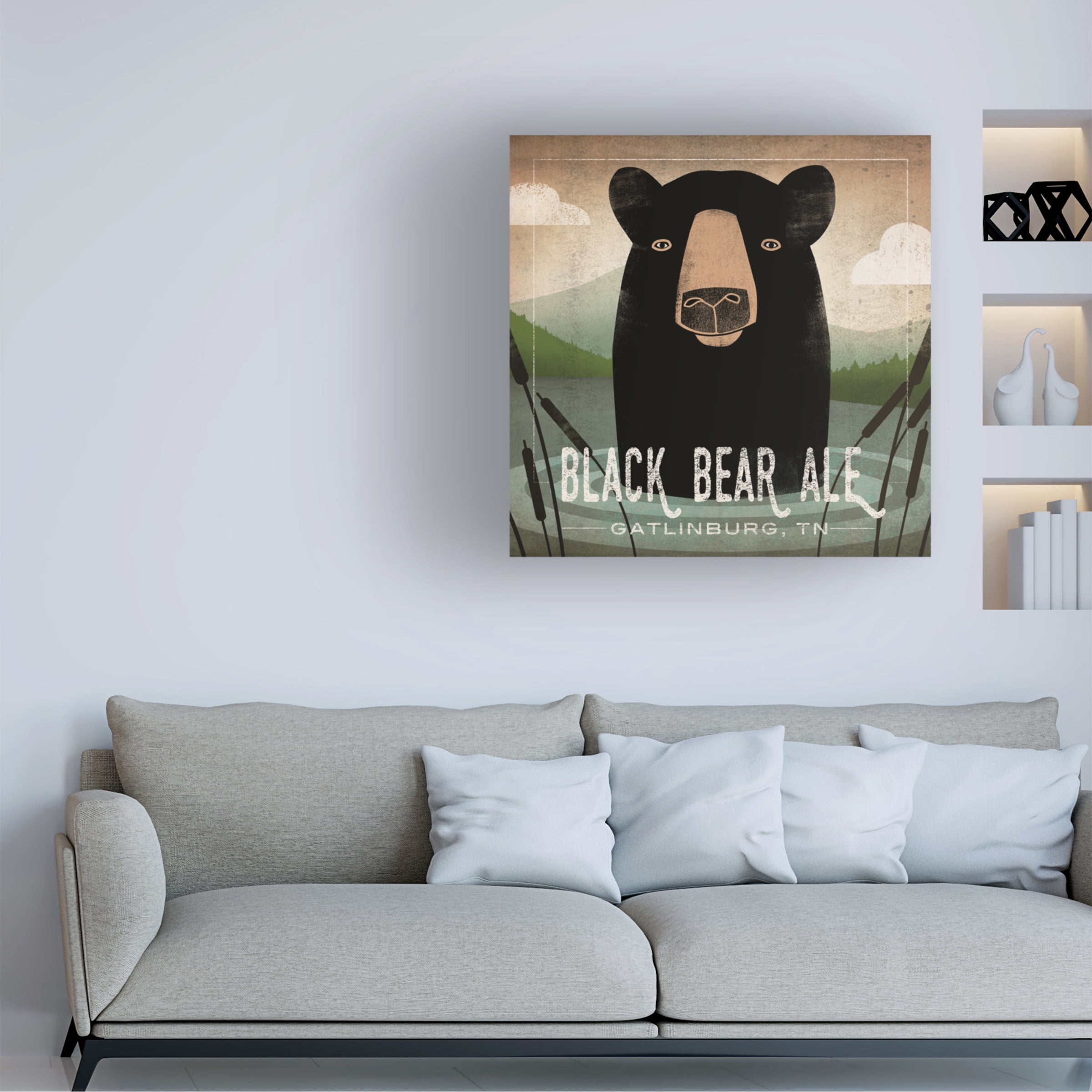 Trademark Fine Art 'Skinny Dip Black Bear Ale' Canvas Art by Ryan Fowler