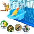 thumbnail image 2 of 1 caja de Baño de aves, juguete de Baño de aves, jaula de baño colgante para loros, bañera para loros, soporte para alimentador de ducha de agua, bandeja, jaula para pájaros, accesorios de baño para pájaros ER, 2 of 5