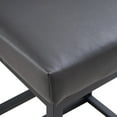 thumbnail image 5 of 3 Pieces Bistro Table Set, Counter Height bar Table Set with 2 Upholstered Stools, Modern Small Pub Table and Chairs Set, Compact Kitchen Dining Table Set, 37.8 x 22.8 x 34.7 inch, JA2692, 5 of 8