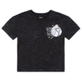 thumbnail image 2 of Disney Nightmare Before Christmas Jack Skellington Sally Zero French Terry T-Shirt and Shorts Outfit Set Toddler to Big Kid, 2 of 5