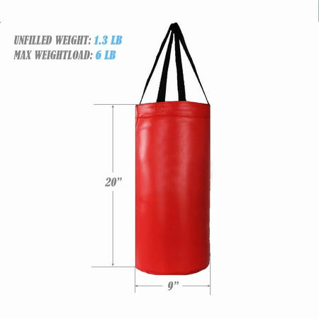 Kids Punching Bag, Unfilled Hanging Boxing Bag with Mount Chain for Boys Girls | Walmart Canada
