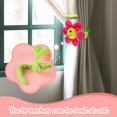 thumbnail image 4 of Zjoey 10/18 piezas de flores de girasol de peluche, flores de peluche, tallos flexibles, ramo de peluche, flor de rosa suave de 12,6 pulgadas para regalo en el aula, niña, novia, esposa (10 piezas de, 4 of 5