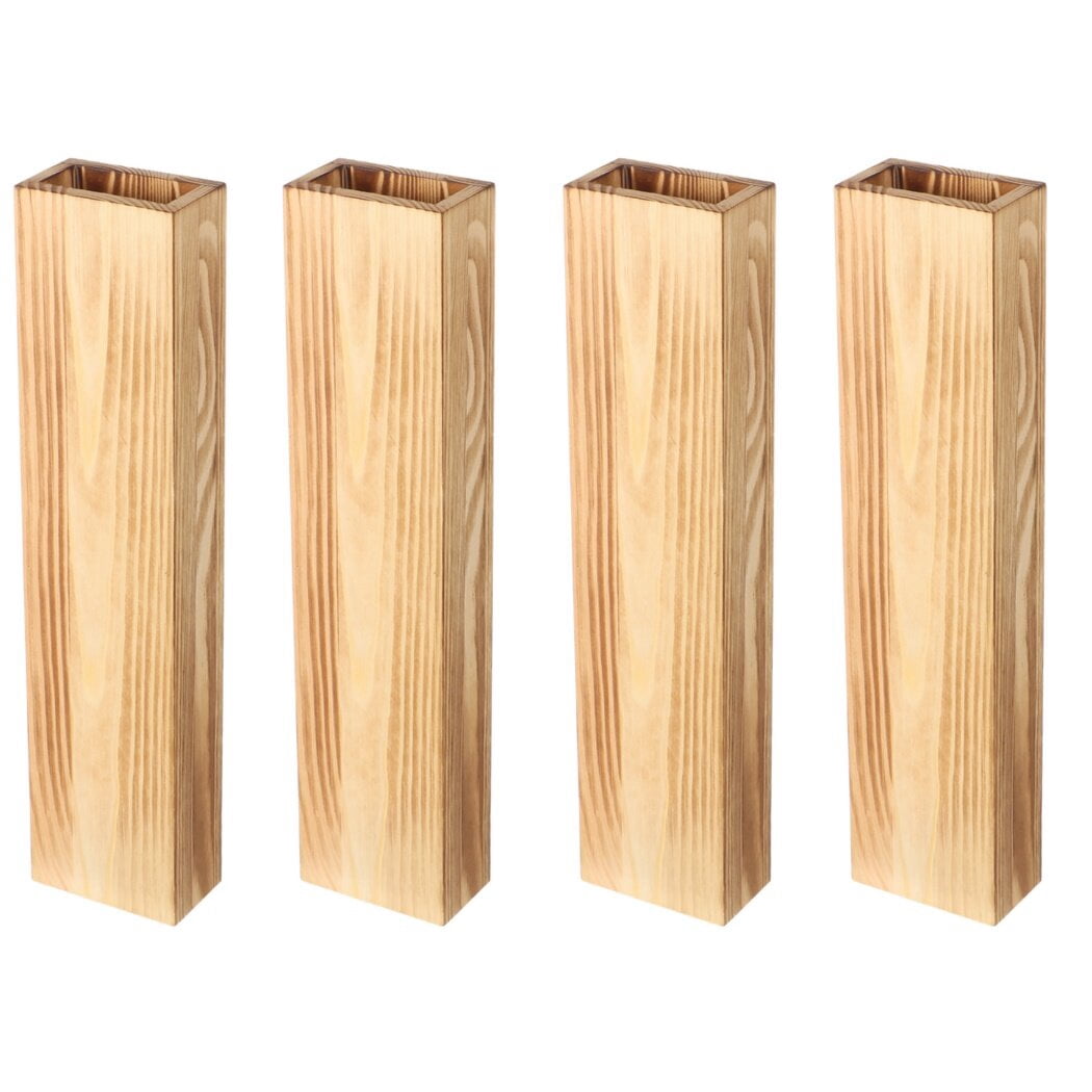 Jardinières Murales En Bois Pin - Lot De 1, 3 Ou 4, Dimensions 30x7x4 Cm, Sans Plantes, Pour Décoration Intérieure - 11