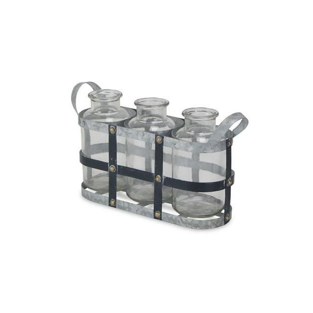 Cheungs 5513 Porte-pot en Métal Galvanisé avec Trois Pots