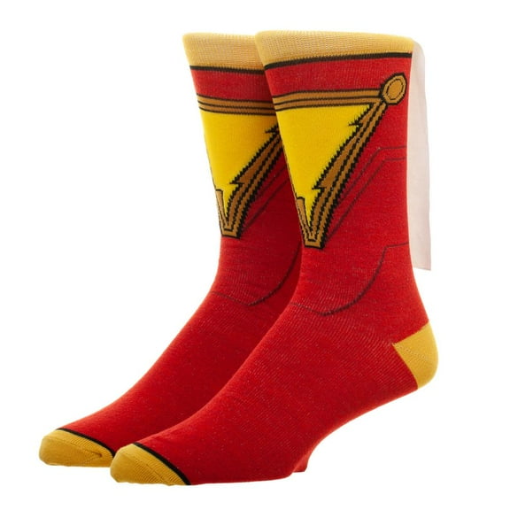 DC Comics Shazam! Suit Up Cape Crew Socks