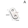thumbnail image 3 of 1X Plaque d'Angle en Acier Code Plate de Réparation Réparation d'Articulation de Meuble, 3 of 8