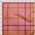 thumbnail image 3 of oneOone Georgette Viscose Fabric Madras Check Printed Craft Fabric BTY 42 Inch Wide, 3 of 4