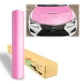 thumbnail image 1 of 5D Carbon Fiber Pink High Gloss Car Vinyl Wrap Sticker Decal Film Sheet Decoration With Air Release Techology, 1 of 8