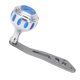 thumbnail image 3 of M Buder Manija del Carrete de Pesca Agarre de Perilla de Metal Pieza de Repuesto Plata Azul (9.2 cm / 3.6 inches), 3 of 9