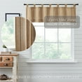 thumbnail image 4 of VHC Brands Stitched Burlap Curtain Valance, Natural, 16x60, 4 of 7