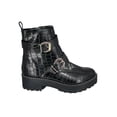 thumbnail image 1 of Calzado de ADULTO tipo BOTIN color NEGRO CROCO Danae Nuñez 03-124, 1 of 1
