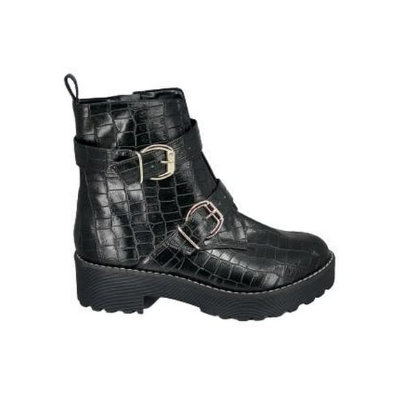 Calzado de ADULTO tipo BOTIN color NEGRO CROCO Danae Nuñez 03-124