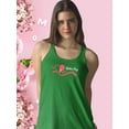 thumbnail image 2 of Mothers Day Pink Ribbon Racerback Tank Women -Image by Shutterstock, Female Large, 2 of 4