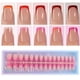 thumbnail image 1 of Press On Nails Misssix XBASICTIPS French Tips, 300 unidades, color rojo, 1 of 7