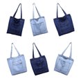 thumbnail image 4 of Xingzhi Smooth Zipping Shopping Bag Easy Access And Secure Storage For Belongings Suffice Daily Handbag Style 3 light blue, 4 of 6