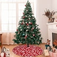thumbnail image 7 of Sikiie Question Marks1 30-48 inches {designName} Print Christmas Tree Skirt Snowman Xmas Tree Skirt with Edge Christmas Decorations for Holiday Party36", 7 of 7