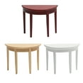 thumbnail image 1 of CIMAXIC Modèle de Bureau 3 Pcs Mini Demi-Rond Bureau d'Entrée Modèle Mini Maison Simulation Mobilier Bureau,3.46"X2.56"X1.18 Pouces, 1 of 5