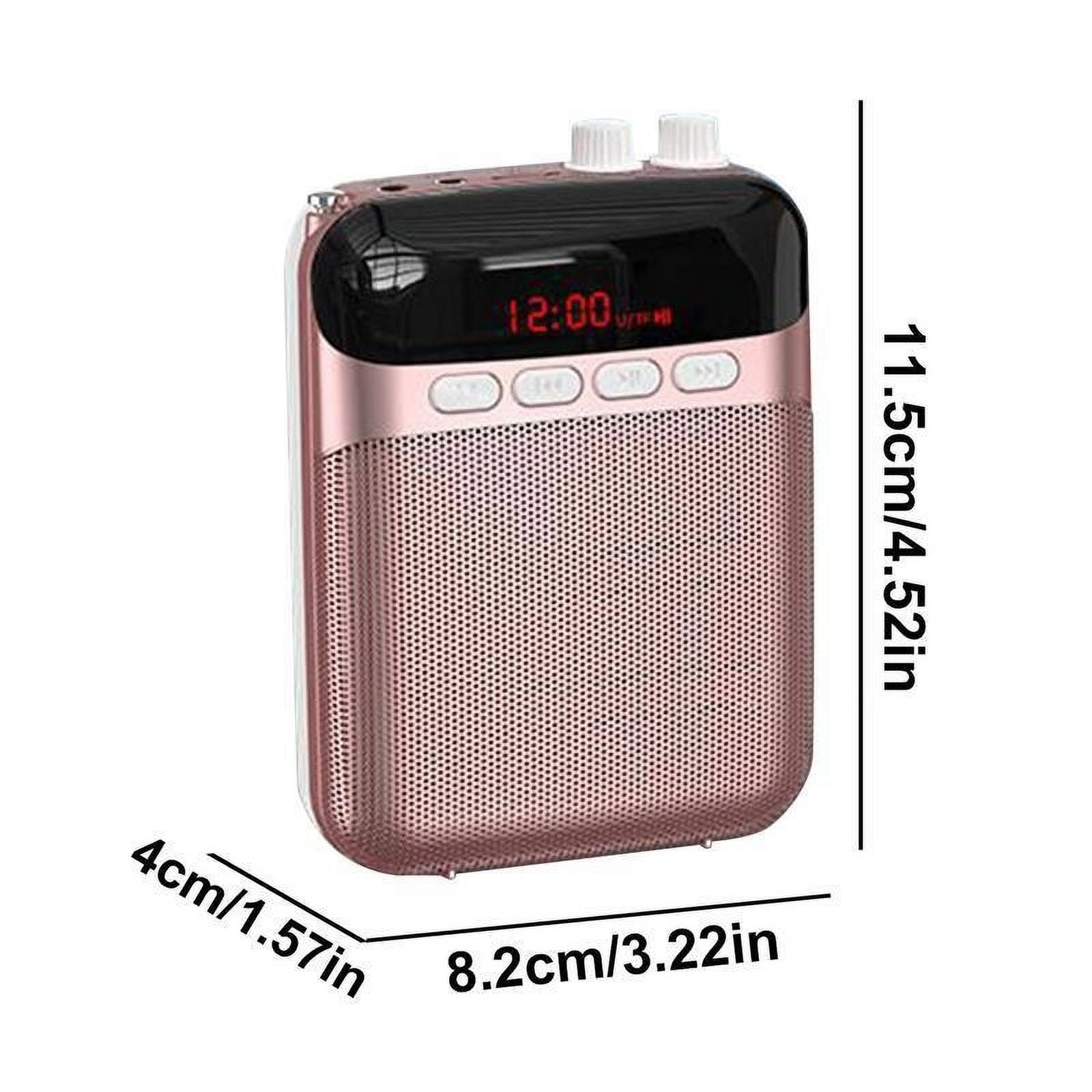 Rechargeable Voice Amplifier for Teachers Pa System Speaker with Clear Sound Long Battery Life ,Crystal-Clear Sound