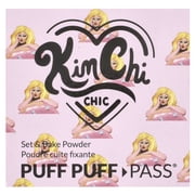 KimChi Chic Puff Puff Pass Set and Bake Loose Setting Powder for Makeup, Matte Face Powder, 05 Suntan, 0.70 oz