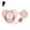Pink, variant on Fridja Baby Pacifier 26 Letter Name Initial Clip Silicone Infant Nipple Bling Newborn Pacifier