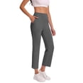 thumbnail image 2 of Work Pants for Women High Waist Stretch Formal Dress Suit Pants Casual Business Slim Fit Office Trousers Slacks, 2 of 6