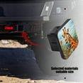 thumbnail image 5 of Hitch Cover Fits For 2-Inch Hitch,Giraffe Stands In Field Surrounded By Colorful Bloomsrubber Trailer Hitch Cover Tube Plug Insert,Car Exterior Accessories, Receiver Tube Hitch Plug, 5 of 6