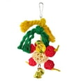 thumbnail image 2 of Visland 1/5Pcs Bird Toy, Hanging Swing Funny Parrot Rattan Ball Chew Toy for Small Parakeets, Cockatiels, Conures, Finches, Budgie, Macaws, Parrots, Love Birds, 2 of 8
