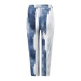 thumbnail image 4 of YDFCWXW Womens Cute Printed High Waisted Cropped Capri Leggings Tummy Control Knee Length Stretch Cropped Yoga Pants Navy, S, 4 of 5