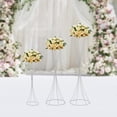 thumbnail image 4 of Silver Flower Stand, 3 PCs Flower Stand, for Living Room, Bedroom, Office, Formal Dining Room, Party, and More for the Decoration, 4 of 12