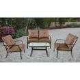 thumbnail image 3 of Hanover Outdoor Palm Bay 4 - Piece Patio Set in Copper Brown, 3 of 10