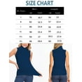 thumbnail image 3 of FITVALEN Women's Mock Turtleneck Tank Tops Sleeveless Stretch Slim Fit Top Base Layer Shirt, 3 of 7
