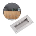 thumbnail image 3 of OUNONA Keyed Entry Door Knob 1Pcs Stainless Steel Rectangular Concealed Installation Furniture Hardware, 3 of 8
