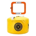 thumbnail image 2 of Set de Entrenamiento de swing de golf Sharpla Smash Bag naranja y amarillo, 2 of 8