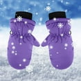 thumbnail image 3 of Kids Winter Ski Gloves Warm Mittens for Boys Girls Outdoor Snow Sports Cold Weather, 3 of 3
