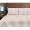 thumbnail image 6 of Mainstays 4-Piece Flannel Sheet Set, Red Plaid, Full, 6 of 6