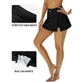 thumbnail image 5 of Charmo Women Swim Skirts Tummy Control Split Swimsuit Skirt Built in Shorts Swim Bottoms, 5 of 5