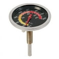 Stainless Steel BBQ Thermometer with Temperature Gauge for Grill, Pit, Smoking, Meat Cooking