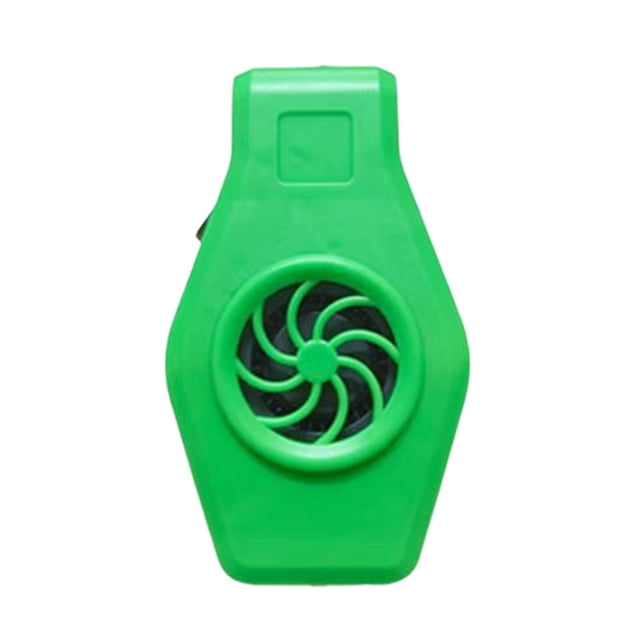 Mini enfriador de acuario, ventilador de refrigeración para pecera, impermeable, portátil, con velocidad ajustable para agua dulce, gatos y reptiles. Verde