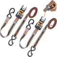 thumbnail image 2 of Keeper Kwikfeed 500 Lbs 12 Ft. X 1 Inch Ratchet Tie Down Strap, Black, 2 of 8