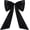 Black, variant on Giant Pink Bow 24 x 42 Inch Large for Valentine Decoration Christmas Tree Car Coquette Room Wall Front Door Photo Backdrop Decor Birthday Wedding Baby Shower Party Outdoor Decorations -