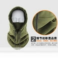 thumbnail image 3 of CoCopeanut Topi Rajut Kerah Leher Bertopi Uniseks Beanie Tebal Serut Kepala Topi Elastis Dapat Disesuaikan Pria Wanita Topi Musim Dingin Luar Ruangan untuk Wanita, 3 of 6