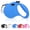 Blue, variant on Retractable Dog Leash, 16ft Dog Walking Leash for Small Dogs up to 55 lbs, Non-Slip Handle - Red