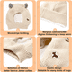 thumbnail image 3 of Orejeras para mascotas, protección auditiva para perros en invierno, envoltura cálida para la cabeza, protección para mascotas del ruido y la ansiedad., 3 of 5