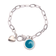thumbnail image 1 of Pulsera de cadena de corazón joyería encanto moda, 1 of 3