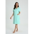 thumbnail image 5 of Richie House Zipper Front Housecoat Short Sleeve Nightgown Long Housedress Duster RHW2898-A-L, 5 of 7