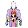 thumbnail image 7 of The Powerpuff Girls Youth Active Sweatshirt Printing Casual Pullover Hoodies Winter Fall Clothes Outerwear Medium, 7 of 7
