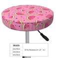 thumbnail image 4 of Disketp Watermelon Funda Redonda para Taburete, Funda de Cojín para Silla de Bar Suave y Elástica-12 inch, 4 of 7