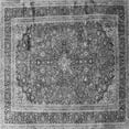 thumbnail image 1 of Ahgly Company Indoor Square Medallion Gray Traditional Area Rugs, 3' Square, 1 of 1