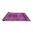thumbnail image 2 of Ahgly Company Indoor Square Abstract Purple Modern Area Rugs, 7' Square, 2 of 4