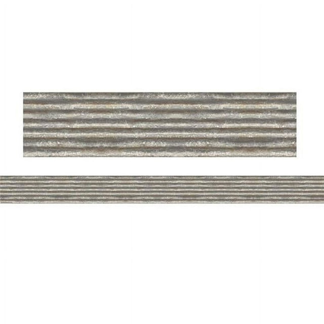 Teacher Created Resources TCR8937-3 Bordure Droite en Métal Ondulé - Pack de 3